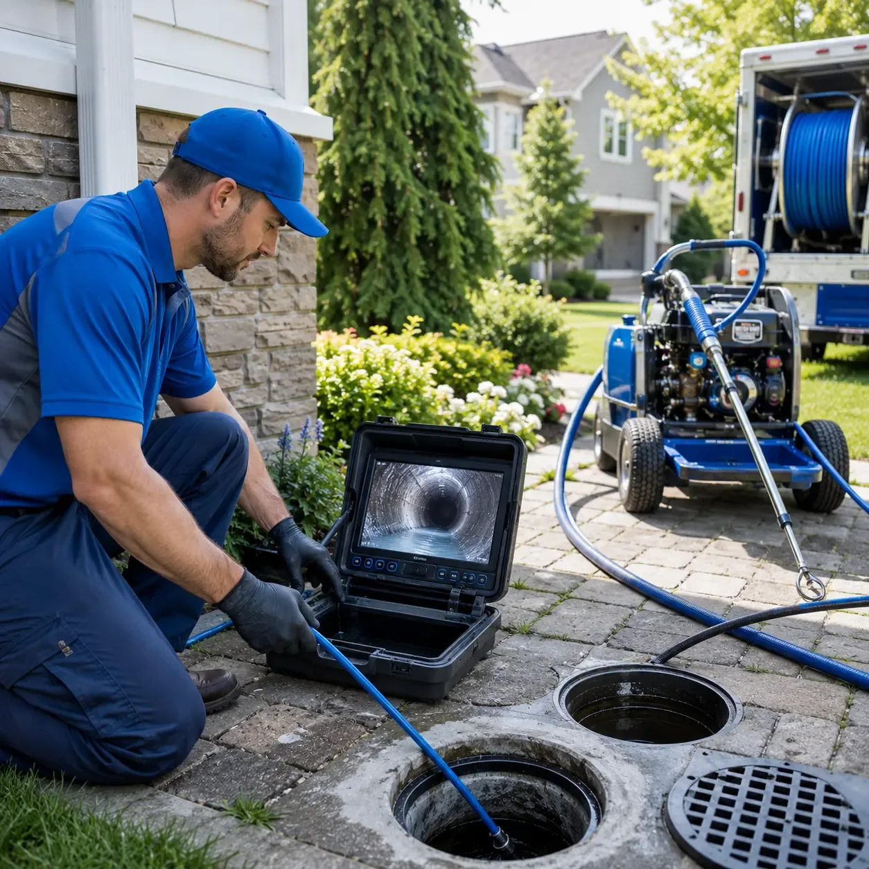 Outdoor drain cleaning professionals serving Cascade, WI